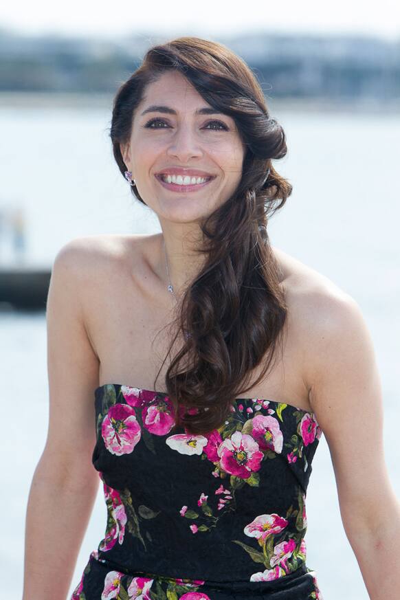 Italian actress Caterina Murino of the TV series