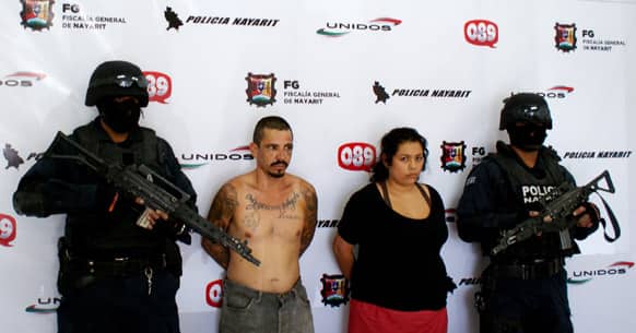 Police guard accused child rapist Eleodoro Carlos Rodriguez Sanchez and/or Carlos Roberto Tapia Sanchez, aka,