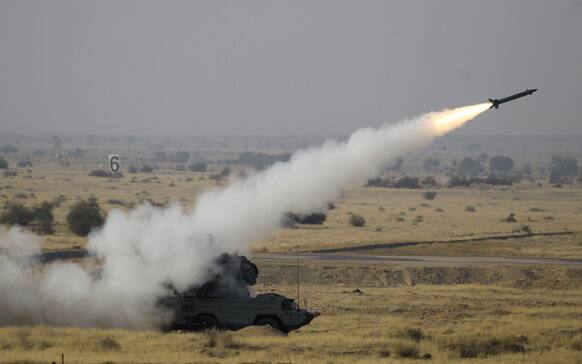 OSA AK-M surface to air missile is launched during the