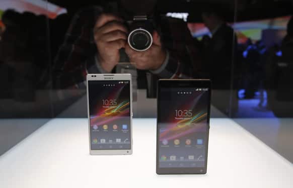 Sony`s new Xperia Z smartphones are unveiled at the International Consumer Electronics Show in Las Vegas.