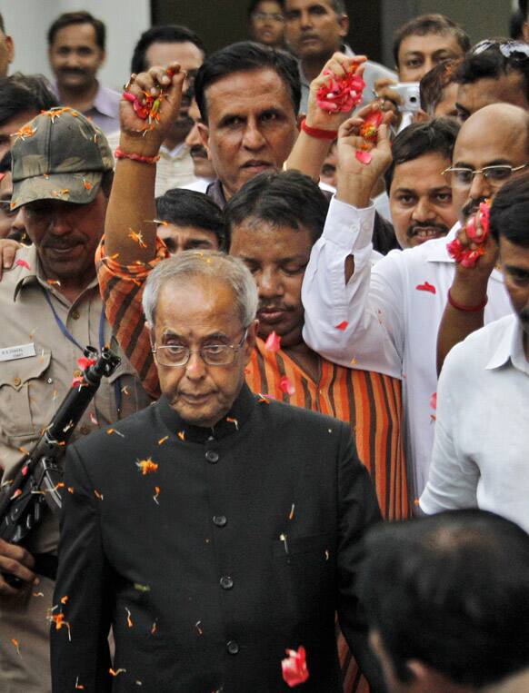 Pranab Mukherjee Wins Presidential Pol