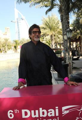 Amitabh Bachchan at the Dubai International Film Festival. 