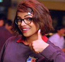 Priyanka Chopra in a still from her upcoming flick 'Pyaar Impossible'.