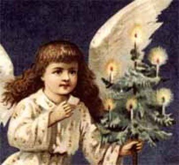 In Germany, children get presents from Christkind, the Christ Child on the 24th of December.