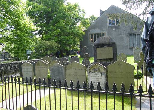 William Wordsworth`s grave: Where his last remains mingled with soil and became one with Nature.