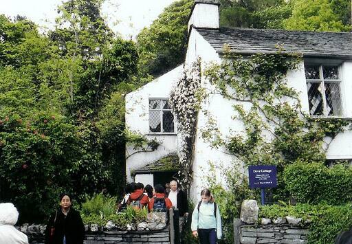 Dove Cottage is located on the edge of Grasmere in the scenic Lake District of England. Best known as the home of William Wordsworth and his sister Dorothy, it has now become a major tourist attraction.