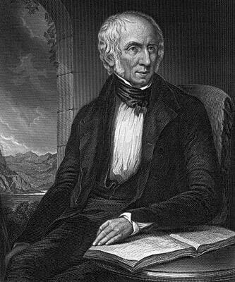 William Wordsworth (7 April 1770 – 23 April 1850) was a major Romantic poet of English literature. He was particularly touched by Nature and wrote prolifically on her.