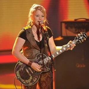 Crystal Bowersox performs on the singing competition series, 'American Idol’ in LA.