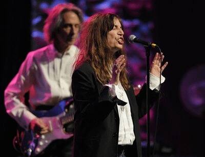 Patti Smith performs at the 27th Annual ASCAP Pop Music Awards in Los Angeles.