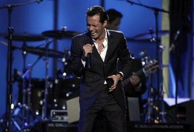 Puerto Rico's musician Marc Anthony performs at the 2010 Billboard Latin Music Awards in San Juan, Puerto Rico.