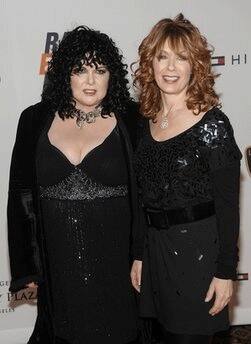 Ann Wilson and Nancy Wilson spotted at the Race to Erase MS Gala in Los Angeles.