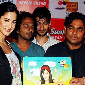 Katrina Kaif and AR Rahman unveiled Sa Re Ga Ma's new album ‘Rhyme Skool’ in Mumbai.