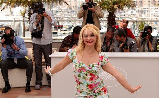 Actress Julie Atlas Muiz attends a photo call for Tournee, at the 63rd international film festival, in Cannes, southern France, Thursday, May 13, 2010.