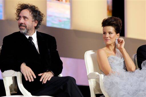 Director and Jury President Tim Burton and actress and jury member Kate Beckinsale during the Opening Ceremony, at the 63rd international film festival, in Cannes,