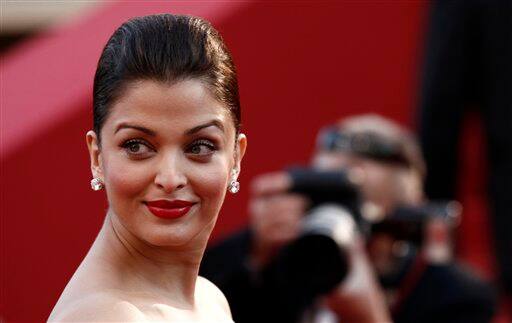 Actress Aishwarya Rai arrives for the screening of 