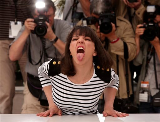 Actress Monia Chokri poses during a photo call for the film 