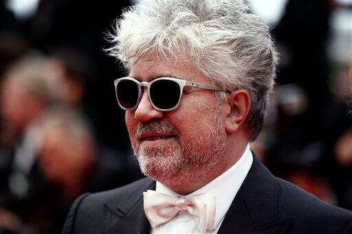 Filmmaker Pedro Almodovar arrives for the premiere of 