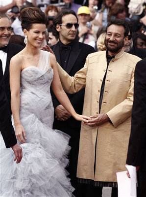 Jury members Kate Beckinsale, left, and Shekhar Kapur arrive at the premiere for the film 