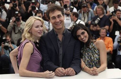 Actress Naomi Watts, left, director Doug Liman, center, and actress Liraz Charhi, right, pose during a photo call for the film 