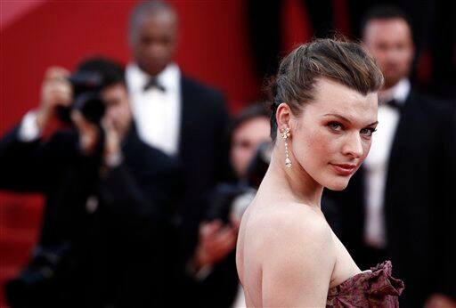 Actress Milla Jovovich arrives for the screening of the film 