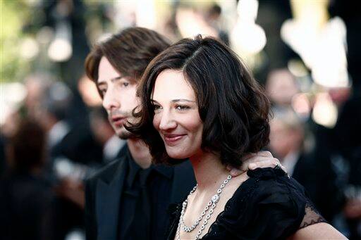 Actress Asia Argento arrives for the awards ceremony at the 63rd international film festival, in Cannes