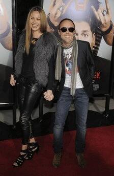 Metallica drummer Lars Ulrich spotted with his girlfriend, actress Connie Nielsen, at the premiere of ‘Get Him to the Greek’ in LA.