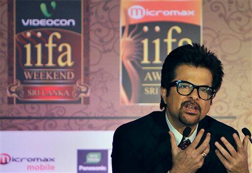 Bollywood actor Anil Kapoor speaks at an event to announce the International Indian Film Academy (IIFA) awards