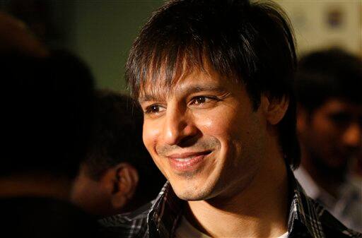 Bollywood actor Vivek Oberoi looks on after a press conference to announce a celebrity cricket match promoting Indian International Film Academy awards in Colombo