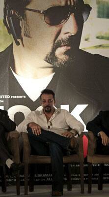 Bollywood actor Sanjay Dutt attends a news conference for the International Indian Film Academy (IIFA) awards in Colombo June 5, 2010. Colombo is playing host to the annual awards which are held in a different city each year -- a sign of Bollywood's efforts to broaden its global appeal.