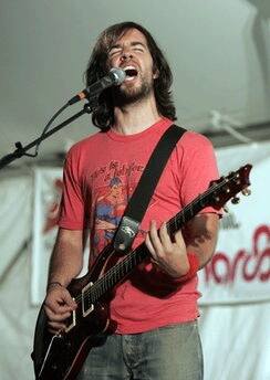 Chris Howerton of the band Tiny Animals performs at the Bonnaroo Music and Arts Festival in Manchester.