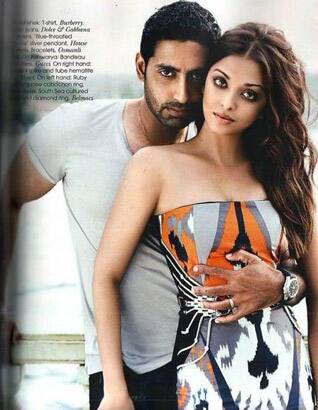 Aishwarya Rai Bachchan and Abhishek Bachchan | Vogue July 2010 