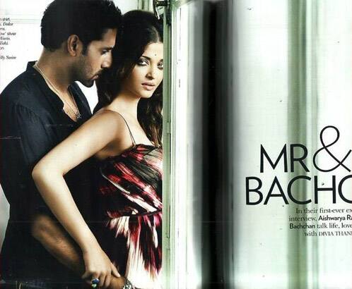 Aishwarya Rai Bachchan and Abhishek Bachchan | Vogue July 2010 