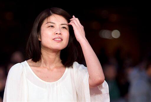 Japanese director Tsuki Inoue arrives on the red carpet to attend the screening of her movie 