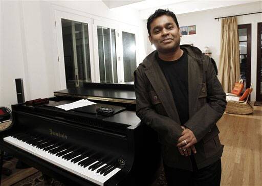 Composer and musician A.R. Rahman poses for a portrait in Los Angeles.