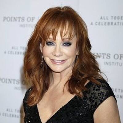 Singer Reba McEntire is photographed on the red Carpet at the Kennedy Center, Monday.