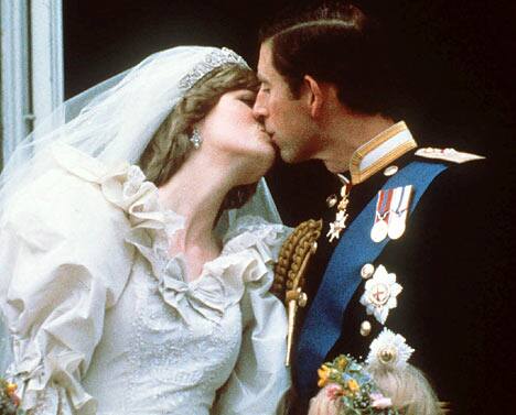 The Royal couple locks lips after wedding. 