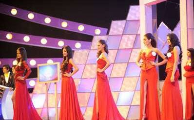 Kanishtha Dhankhar, Miss India World 2011, during Pantaloons Femina Miss India 2011 held in Mumbai.