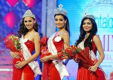 Hasleen Kaur, Miss India Earth 2011 , Kanishtha Dhankhar, Miss India World 2011 and Ankita Shorey , Miss India International 2011 are the winners of the Pantaloons Femina Miss India 2011.