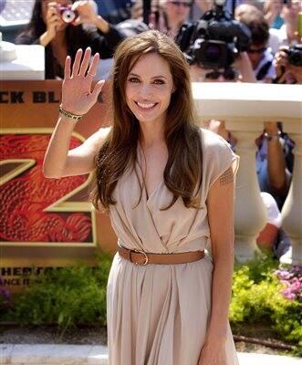 Actress Angelina Jolie poses during a photo call for Kung Fu Panda 2, at the 64th international film festival, in Cannes.