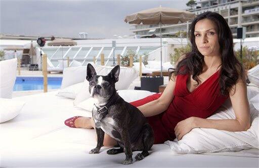 Actress Famke Janssen poses for a portrait as she promotes the film Bringing Up Bobby at the 64th international film festival in Cannes.