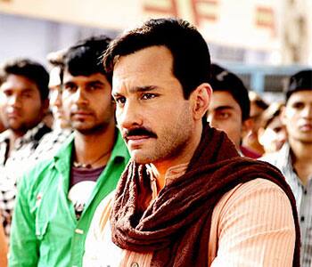 Saif Ali Khan in a still from 'Aarakshan'.