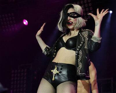 Lady Gaga performs on the Main Stage at BBC Radio 1`s Big Weekend, held at Carlisle Airport, Britain.