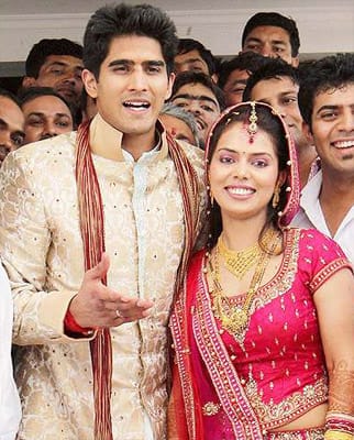 Vijender Singh and Archana Singh make a perfect couple. 