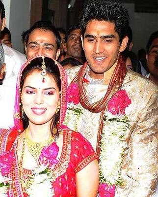 Vijender Singh and Archana Singh make a perfect couple. 