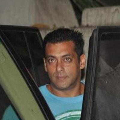 Salman Khan spotted at the screening of ‘Fast Five’ in Mumbai.