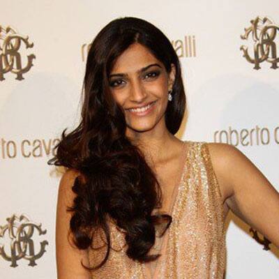 Sonam Kapoor spotted at the opening ceremony of Cavalli boutique at Cannes Film Festival.