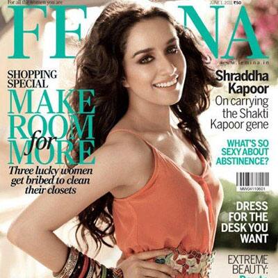 Shraddha Kapoor graces Femina magazine’s June 2011.