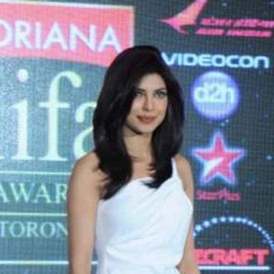 Priyanka Chopra spotted at IIFA press meet in Mumbai.