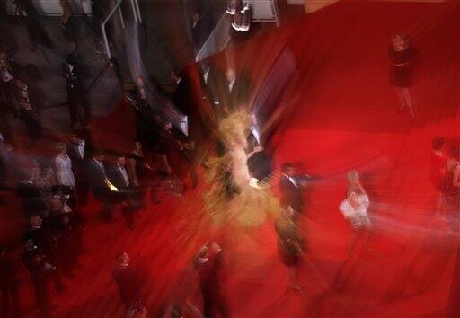 Guests arrive for the screening of Once Upon a Time in Anatolia, at the 64th international film festival, in Cannes.