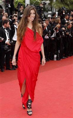 Director and actress Maiwenn Le Besco arrives for the closing ceremony at the 64th international film festival, in Cannes.